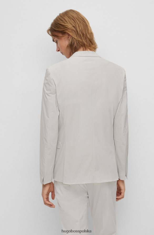Hugo Boss łatwy do spakowania, wyjątkowo dopasowany garnitur z elastycznego materiału w kolorze jasnego beżu hugo jasny beż R0X0H63348