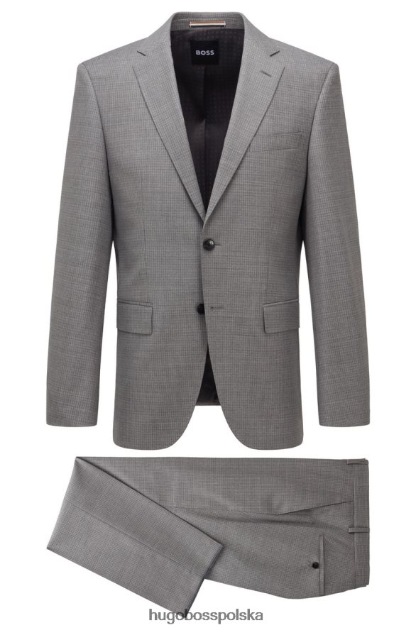 Hugo Boss garnitur h-jeckson 50471253 srebrny srebro R0X0H645