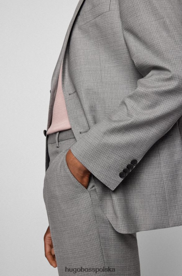 Hugo Boss garnitur h-jeckson 50471253 srebrny srebro R0X0H645
