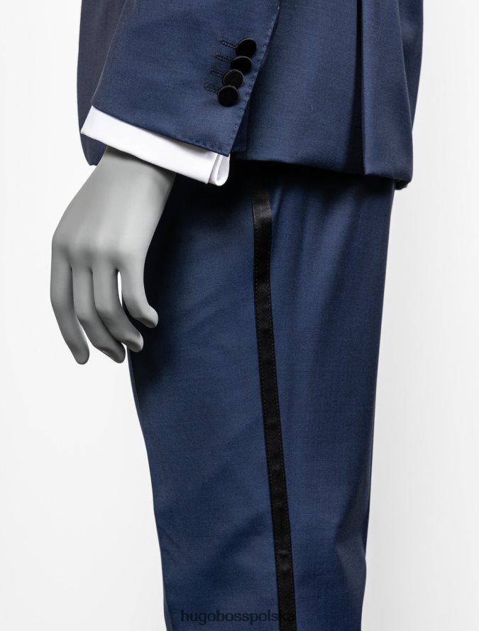 Hugo Boss garnitur hadwyn/grane 50332165 granatowy marynarka wojenna R0X0H6406