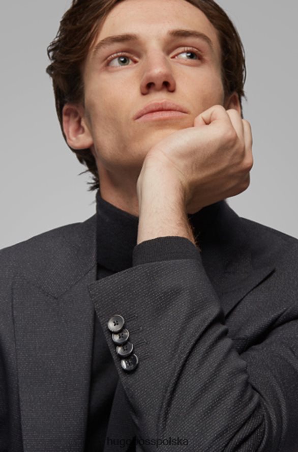 Hugo Boss garnitur - helward4/gelvin 50417581 czarny czarny R0X0H6413