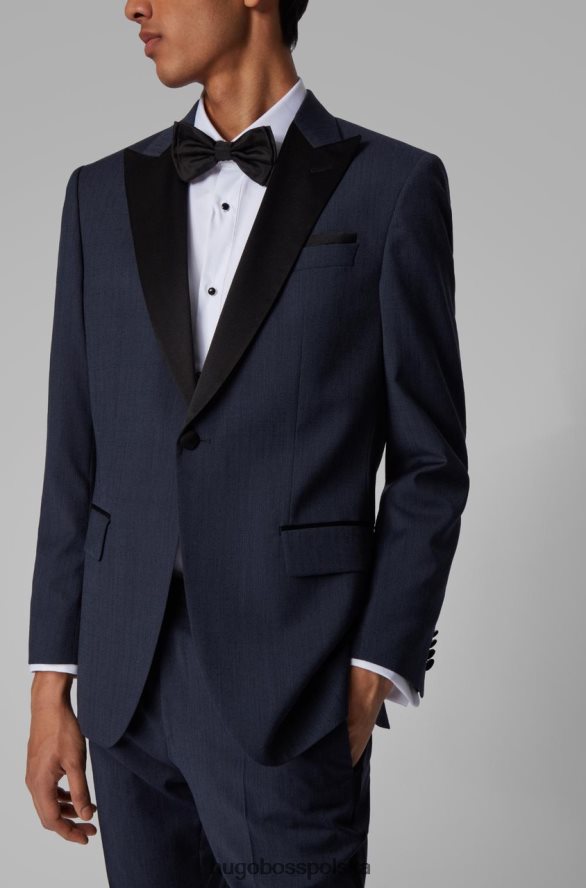 Hugo Boss garnitur helward6/gelvin1 - 50426766** granatowy marynarka wojenna R0X0H6301