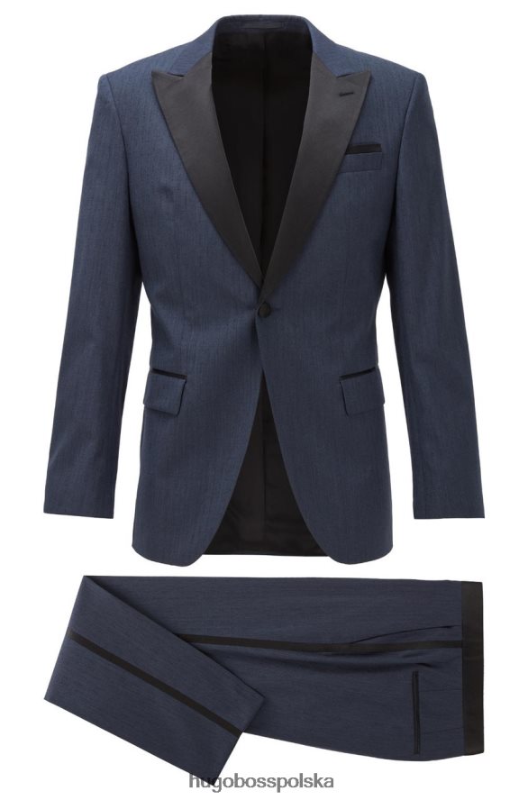 Hugo Boss garnitur helward6/gelvin1 - 50426766** granatowy marynarka wojenna R0X0H6301