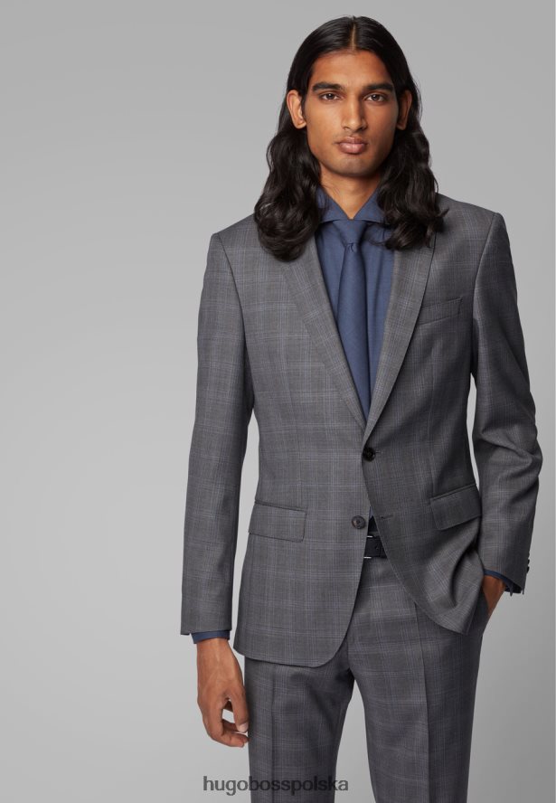 Hugo Boss garnitur huge6/genius5 - 50418687 szary szary R0X0H6368