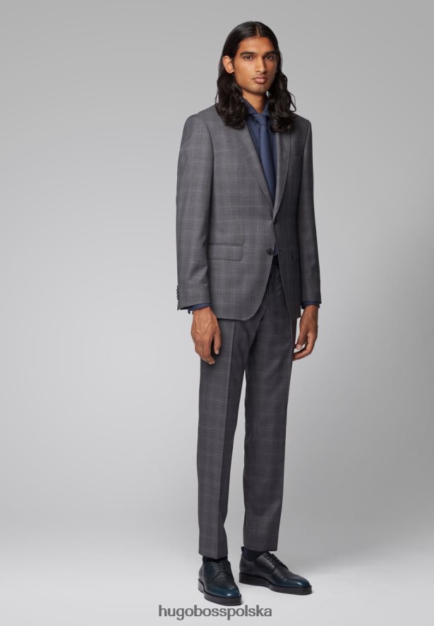 Hugo Boss garnitur huge6/genius5 - 50418687 szary szary R0X0H6368