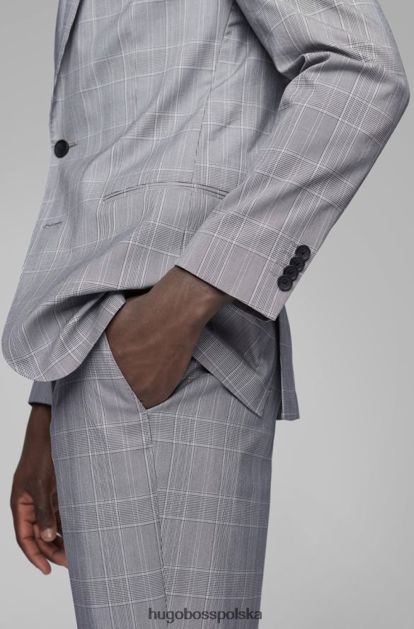 Hugo Boss garnitur nolin pirko 50412110 granatowy marynarka wojenna R0X0H6360