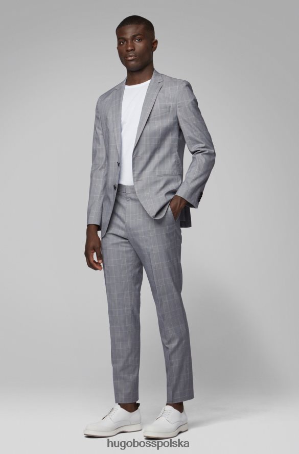 Hugo Boss garnitur nolin pirko 50412110 granatowy marynarka wojenna R0X0H6360