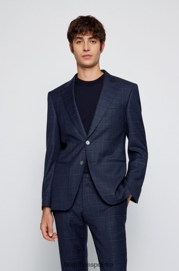 Hugo Boss garnitur-ogromny 50468882 niebieski niebieski R0X0H683