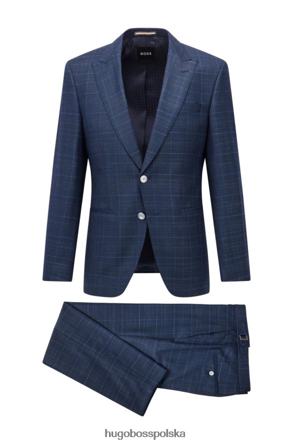 Hugo Boss garnitur-ogromny 50468882 niebieski niebieski R0X0H683