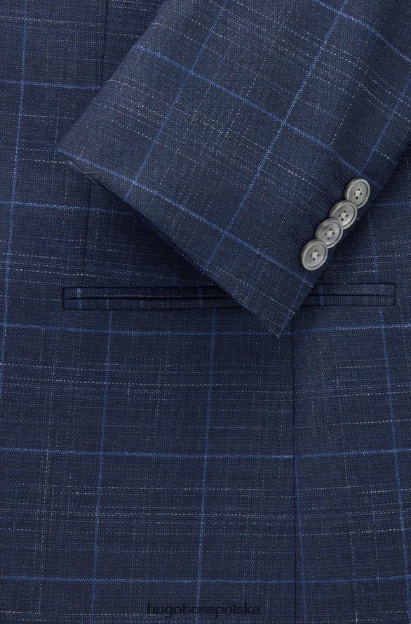 Hugo Boss garnitur-ogromny 50468882 niebieski niebieski R0X0H683