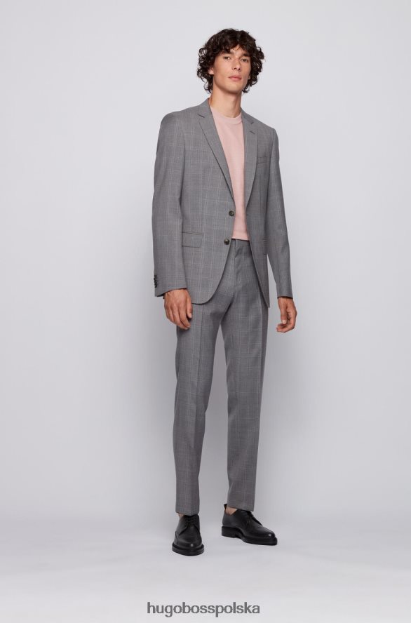 Hugo Boss garnitur ogromny/geniusz 50432979 szary szary R0X0H6226