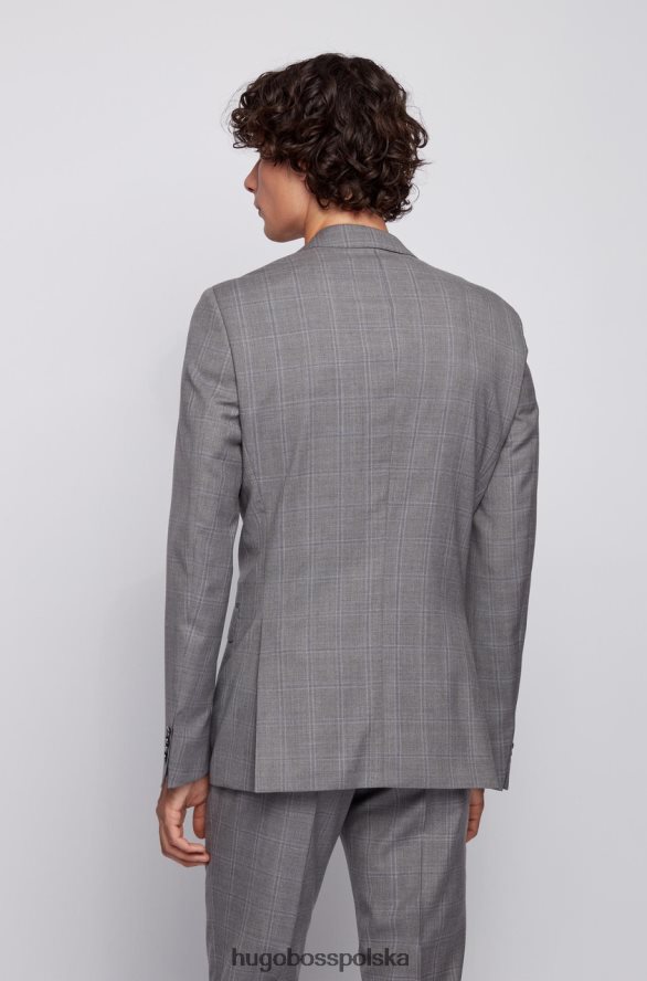 Hugo Boss garnitur ogromny/geniusz 50432979 szary szary R0X0H6226