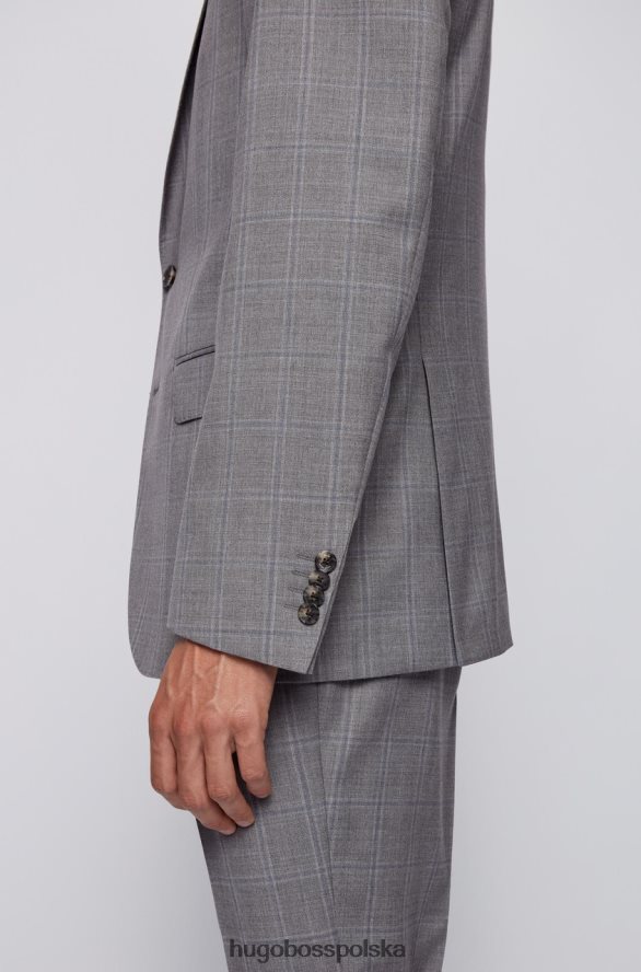 Hugo Boss garnitur ogromny/geniusz 50432979 szary szary R0X0H6226