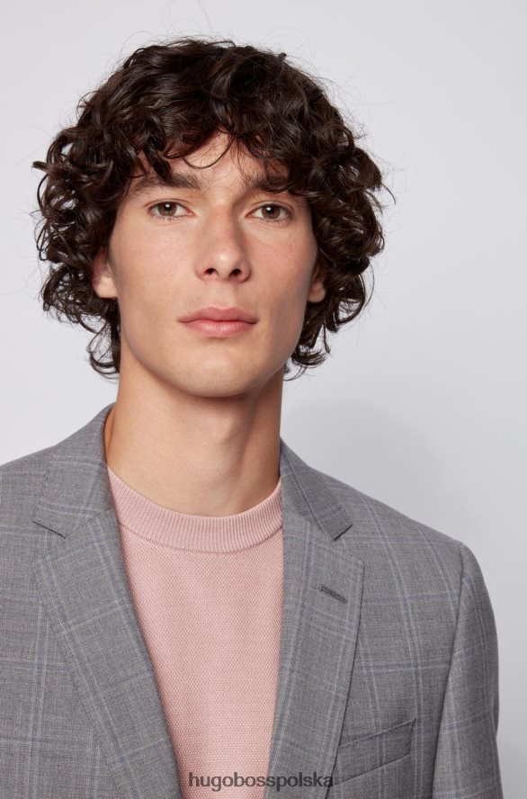 Hugo Boss garnitur ogromny/geniusz 50432979 szary szary R0X0H6226
