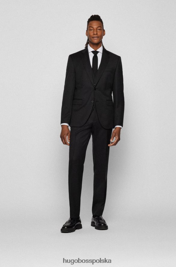 Hugo Boss h-ogromna kamizelka 50469160 czarna czarny/ciemnoniebieski R0X0H6137