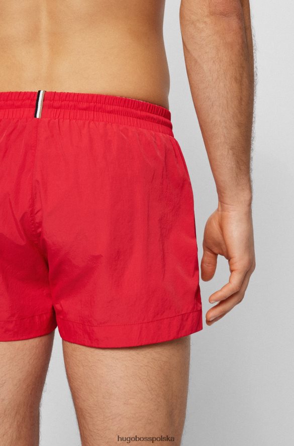 Hugo Boss Szybkoschnące szorty kąpielowe hugo z logo w kolorze jasnoczerwonym jasnoczerwony R0X0H61222