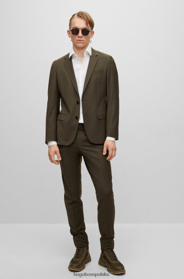 Hugo Boss Koszula Hugo o dopasowanym kroju z białej bawełnianej popeliny łatwej w prasowaniu biały R0X0H62109