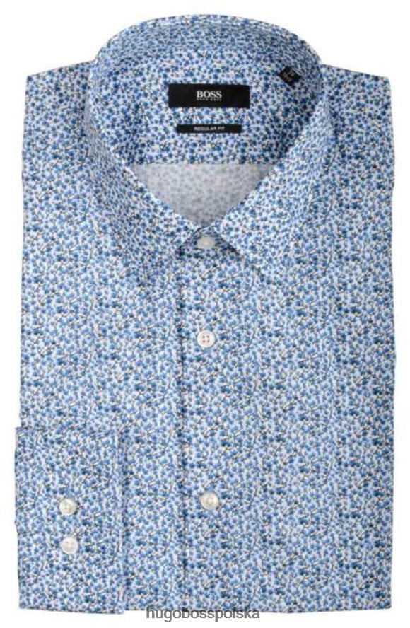 Hugo Boss Koszula autobusowa Eliott 50439755 jaskrawoczerwona jasnoczerwony/średniniebieski R0X0H6225