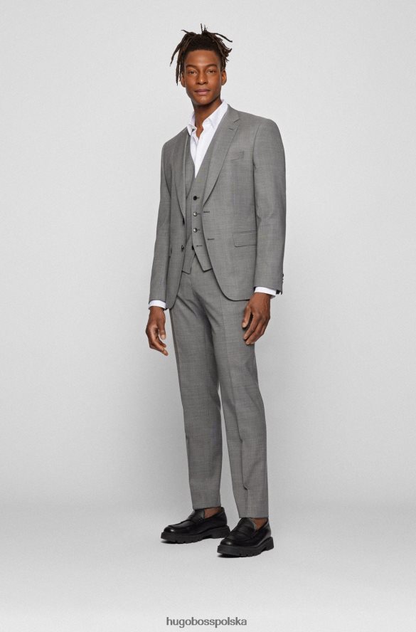 Hugo Boss Koszula hugo slim-fit ze świeżej, aktywnej bawełny w kolorze białym biały R0X0H62233