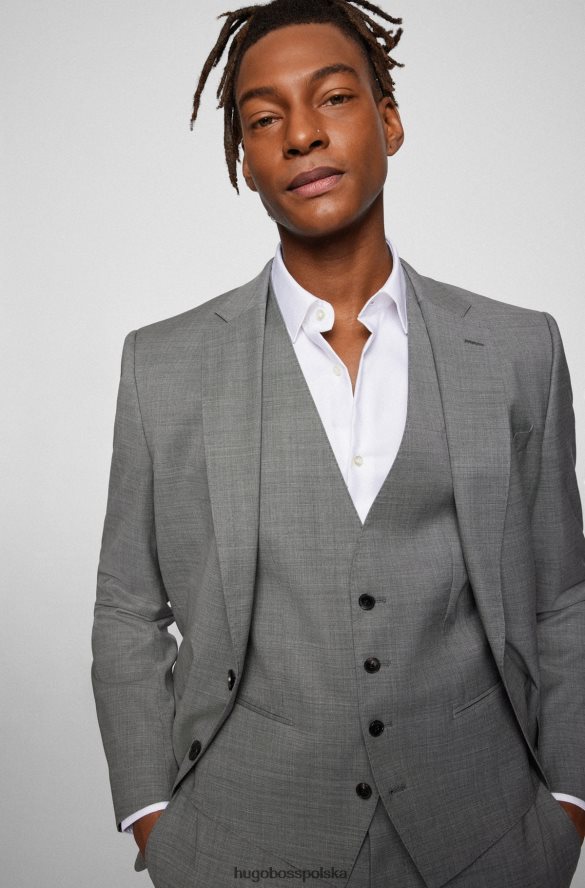 Hugo Boss Koszula hugo slim-fit ze świeżej, aktywnej bawełny w kolorze białym biały R0X0H62233