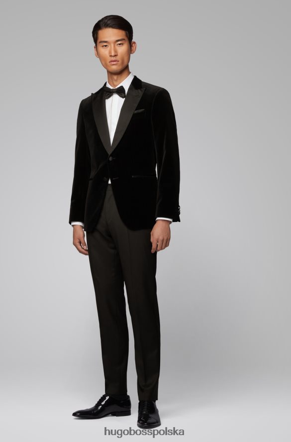 Hugo Boss Koszula l/s Javis 50422195 biała biało-czarny R0X0H6363