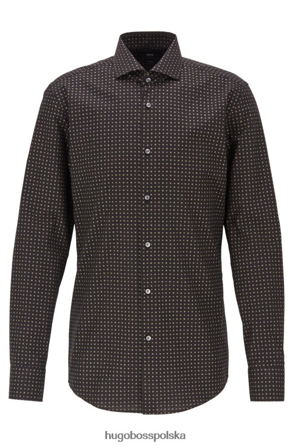 Hugo Boss Koszula l/s - jason- 50422033 czarna czarny R0X0H6364