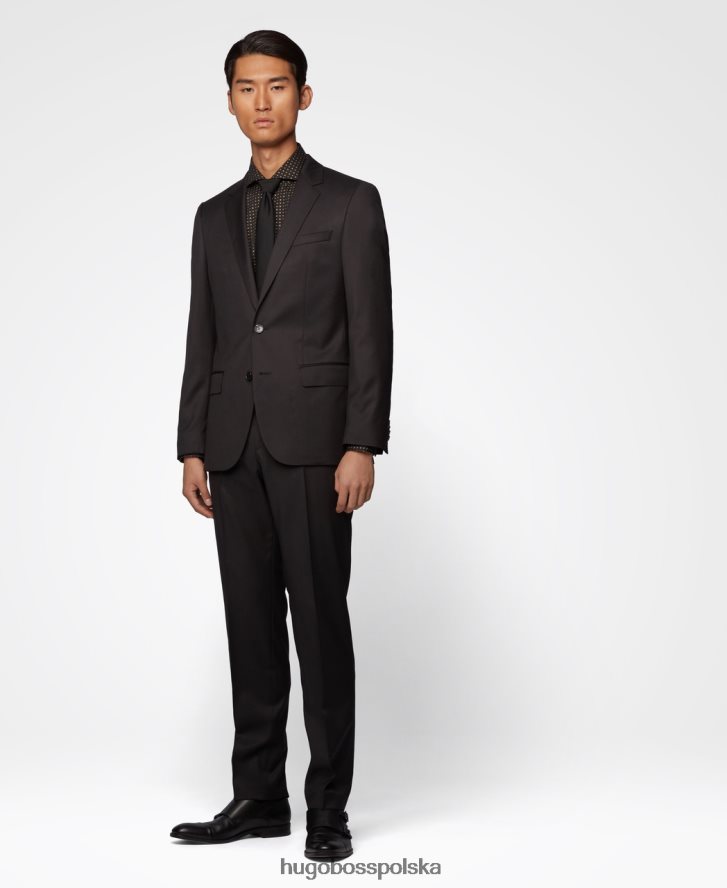 Hugo Boss Koszula l/s - jason- 50422033 czarna czarny R0X0H6364