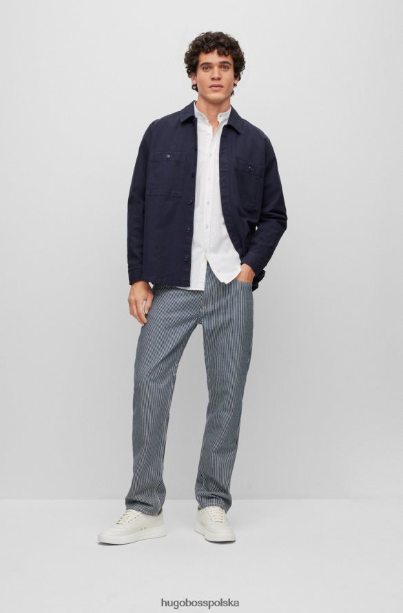 Hugo Boss Koszula o regularnym kroju z rozciągliwej bawełny Dobby Hugo w kolorze białym biały R0X0H64070