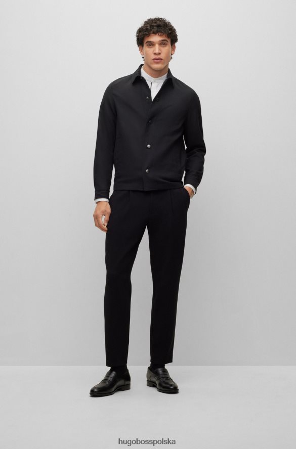 Hugo Boss Koszula slim-fit z łatwej do prasowania, elastycznej bawełnianej popeliny w kolorze białym hugo biały R0X0H6909