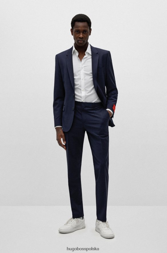 Hugo Boss Koszula slim-fit z łatwej w prasowaniu bawełnianej popeliny hugo w kolorze białym biały R0X0H61596