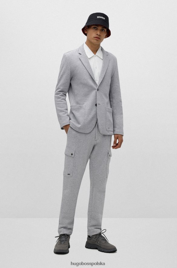 Hugo Boss Koszula slim-fit z bawełnianego dżerseju piqu¨¦ hugo w kolorze białym biały R0X0H64239