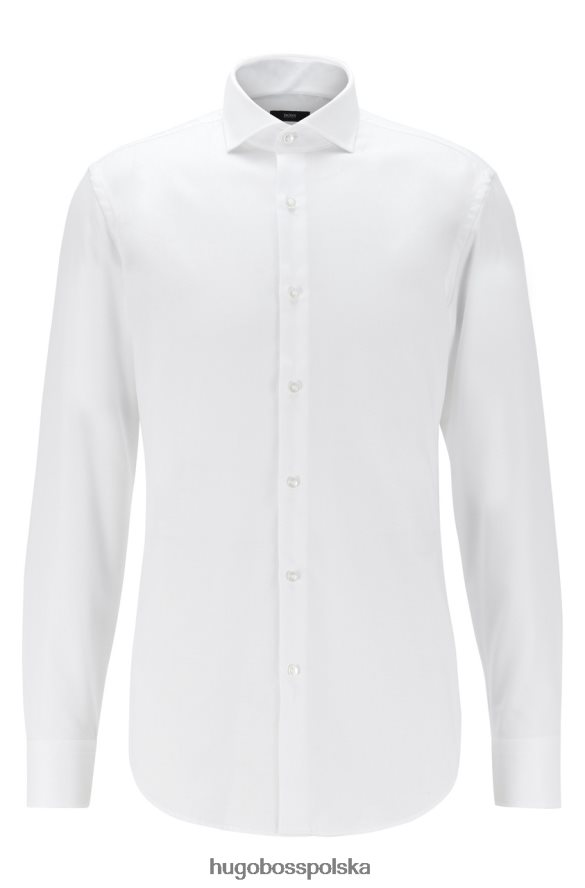 Hugo Boss Koszulka autobusowa Jason 50439143 biała biały R0X0H6330