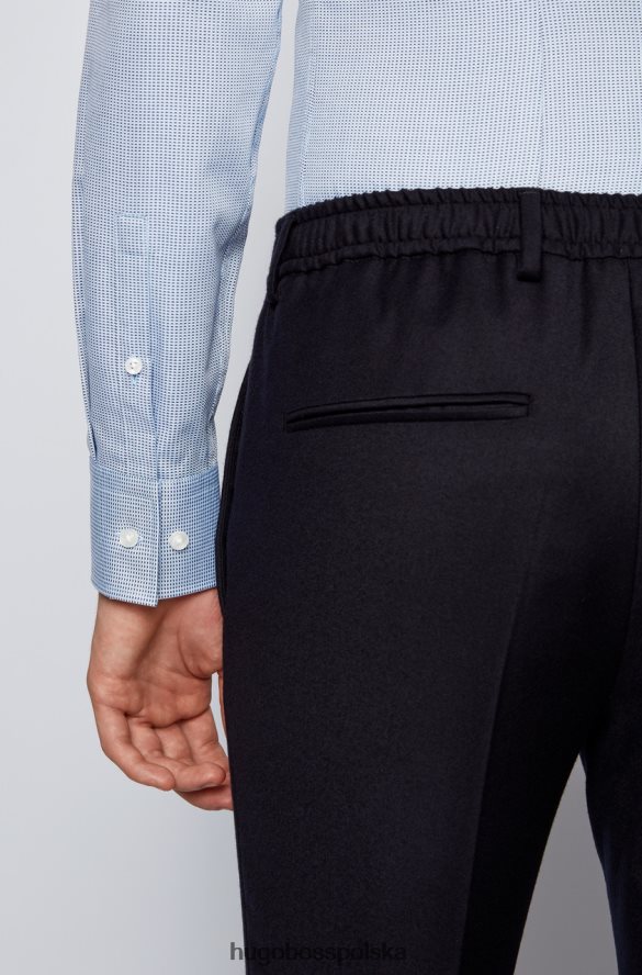 Hugo Boss Koszulka autobusowa Jason 50439161 jasnoniebieska jasny niebieski R0X0H6329