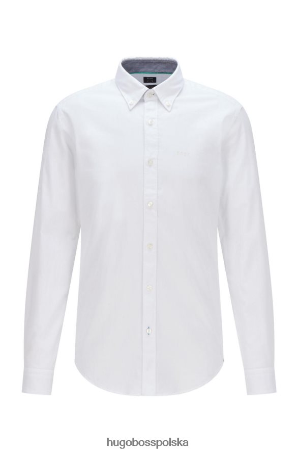 Hugo Boss casualowa koszula dresowa 50458392 granatowa granatowy/biały R0X0H6178