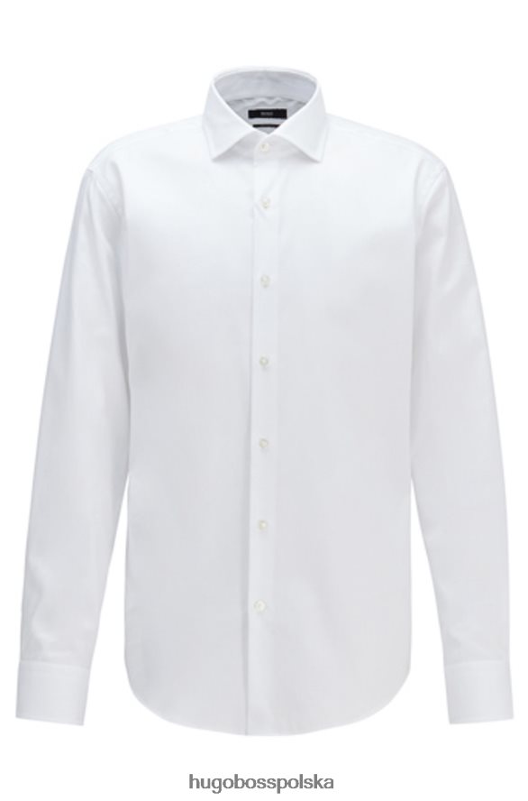 Hugo Boss koszula Gordon nr 50375492 biała biało niebieski R0X0H6418