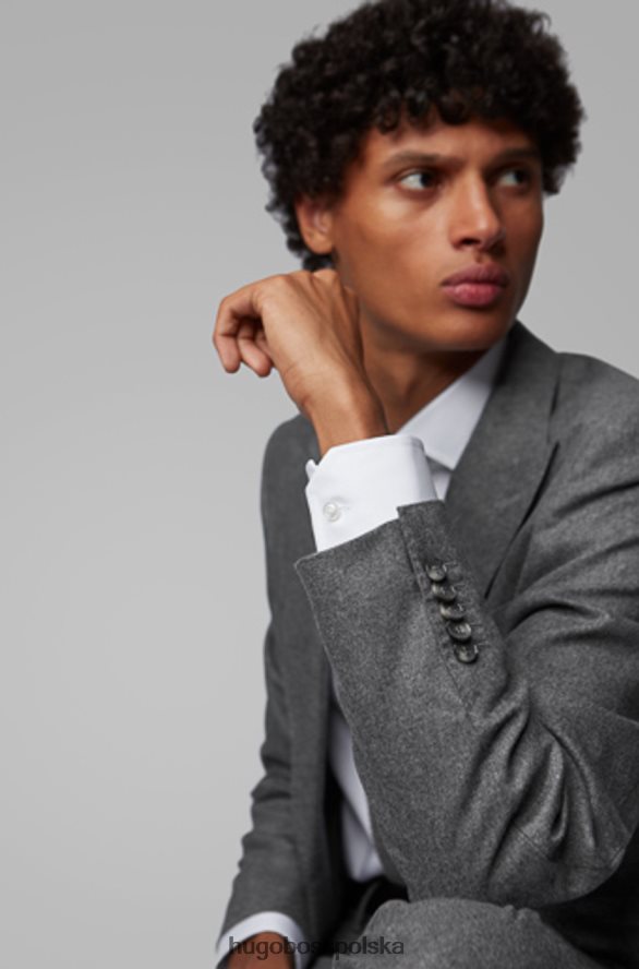 Hugo Boss koszula Gordon nr 50375492 biała biało niebieski R0X0H6418