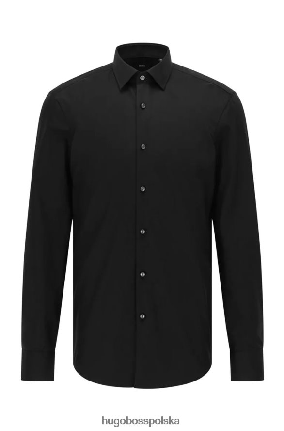 Hugo Boss koszula Jenno nr 50327693 czarna czarny/biały/granatowy/pastelowy błękit R0X0H6282