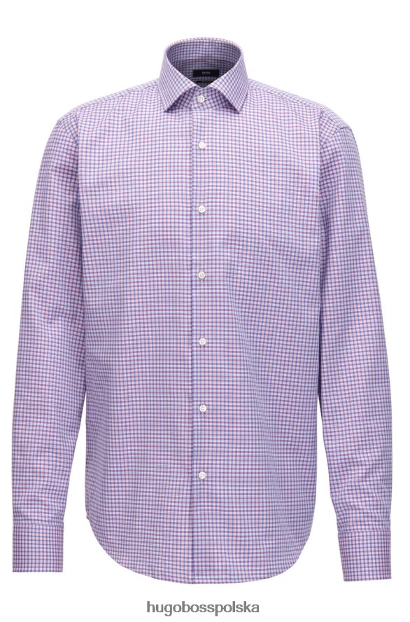 Hugo Boss koszula autobusowa - Gordon - 50380321 ciemnoróżowy ciemnoróżowy/niebieski R0X0H6429