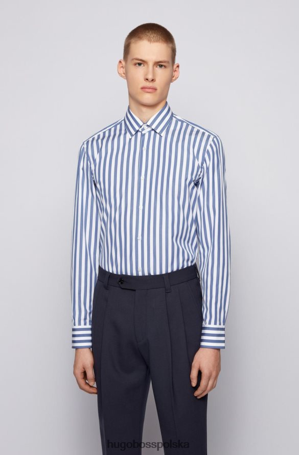 Hugo Boss koszula autobusowa Jango 50451350 niebieska niebieski R0X0H6303