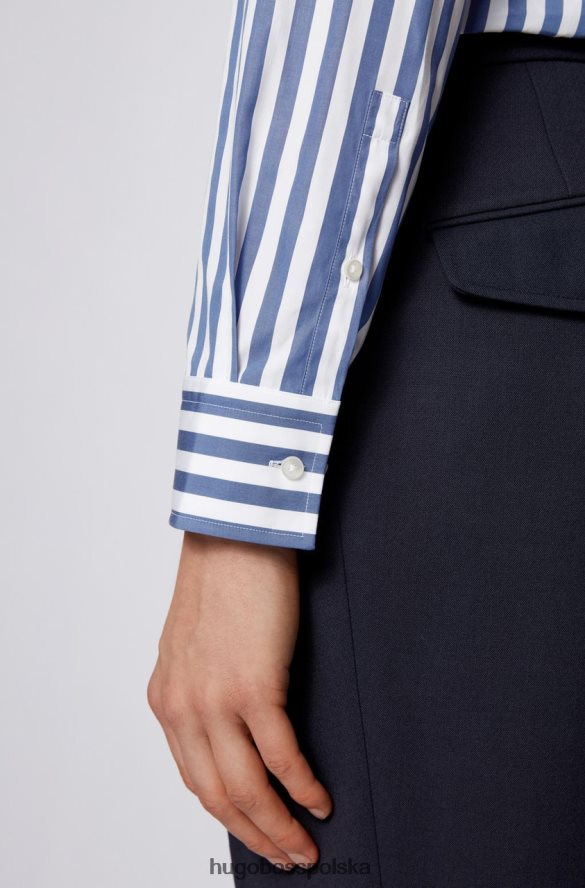 Hugo Boss koszula autobusowa Jango 50451350 niebieska niebieski R0X0H6303