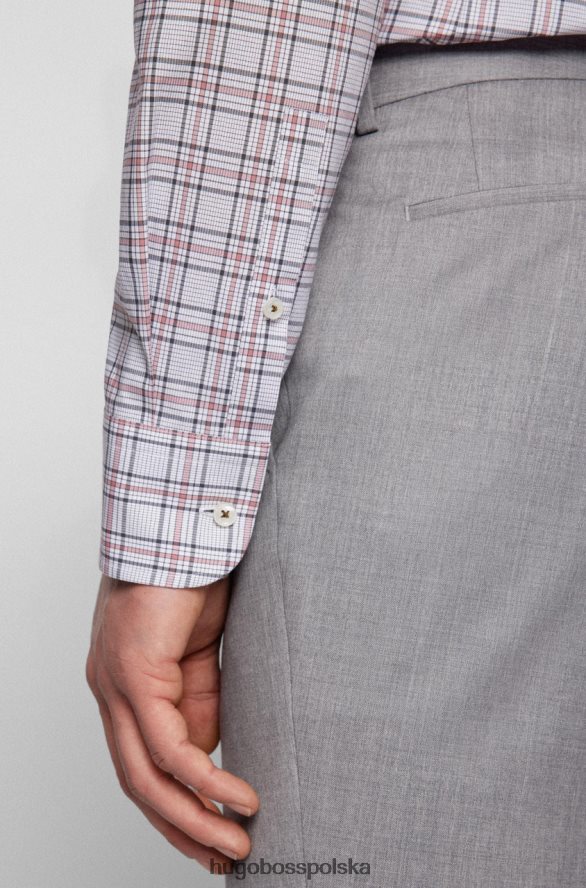 Hugo Boss koszula autobusowa h-hank 50469365 niebieska niebieski/różowy R0X0H655