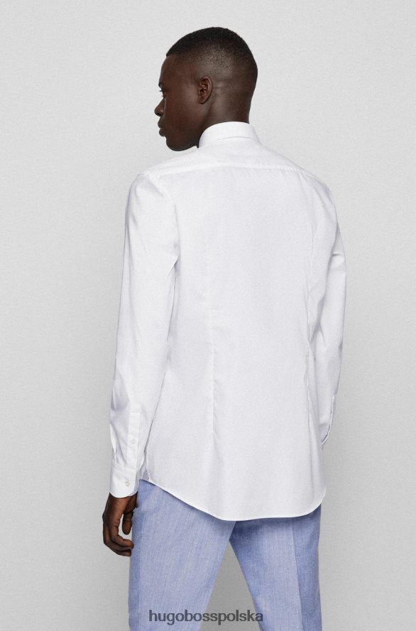 Hugo Boss koszula autobusowa h-hank 50469396 niebieska niebiesko biały R0X0H656