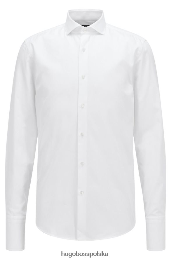 Hugo Boss koszula autobusowa h-hank-dc 50469694 biała biały R0X0H652