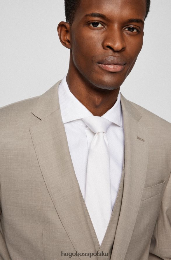 Hugo Boss koszula autobusowa h-hank-dc 50469694 biała biały R0X0H652