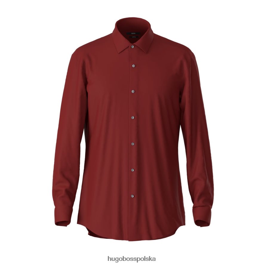 Hugo Boss koszula autobusowa isko 50413741 jaskrawoczerwona jasny czerwony R0X0H6322