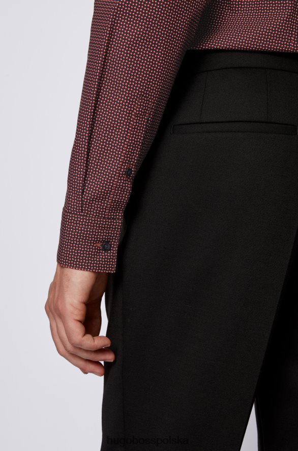 Hugo Boss koszula autobusowa isko 50439738 openpomarańczowa otwartypomarańczowy R0X0H6325