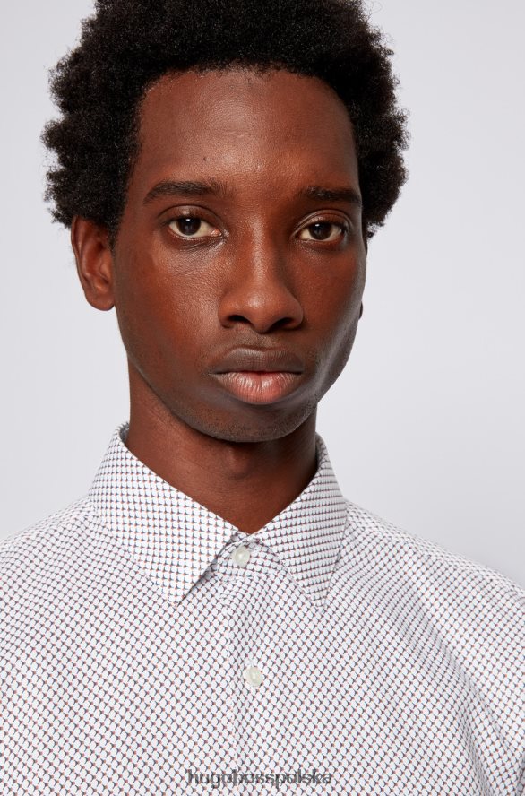 Hugo Boss koszula autobusowa isko 50439747 jasnoniebieska jasnoniebieski/otwartopomarańczowy R0X0H6324