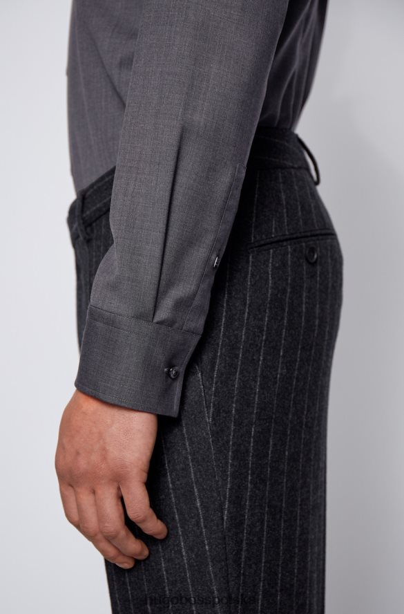 Hugo Boss koszula autobusowa jason 50440071 ciemnoniebieska ciemnoniebieski/węgiel R0X0H6328