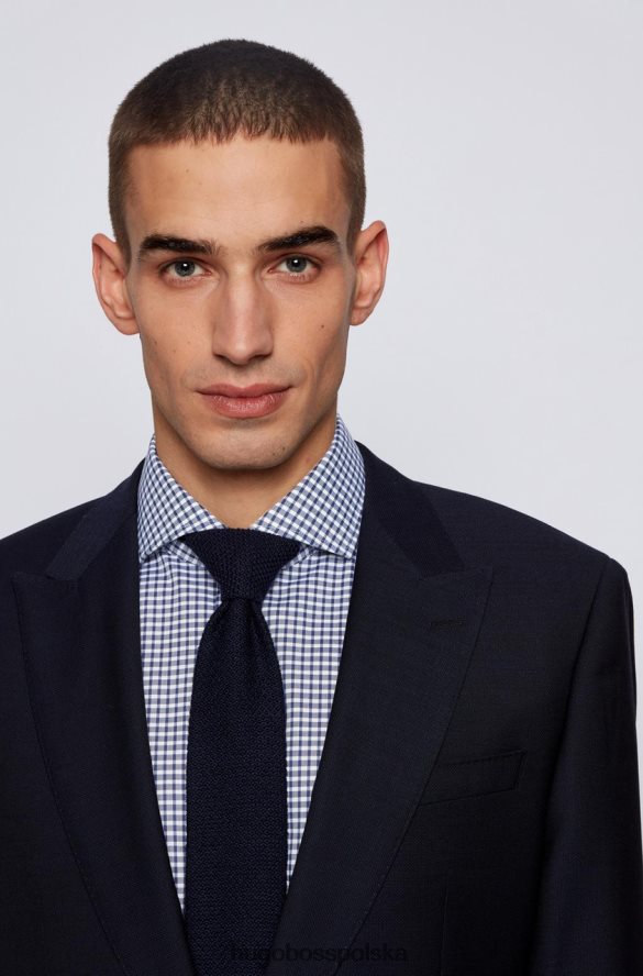 Hugo Boss koszula autobusowa jason 50450932 turkusowa turkusowy/granatowy R0X0H6304