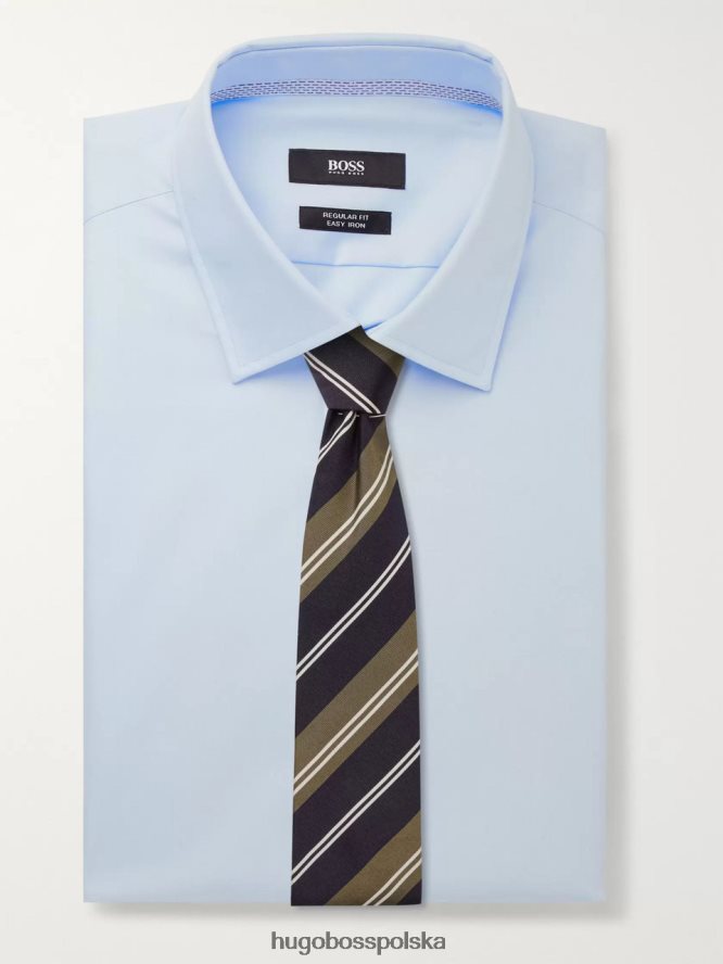 Hugo Boss koszula biznesowa Gelson 50404955 biała biały/ciemnoniebieski/granatowy/niebo R0X0H6281